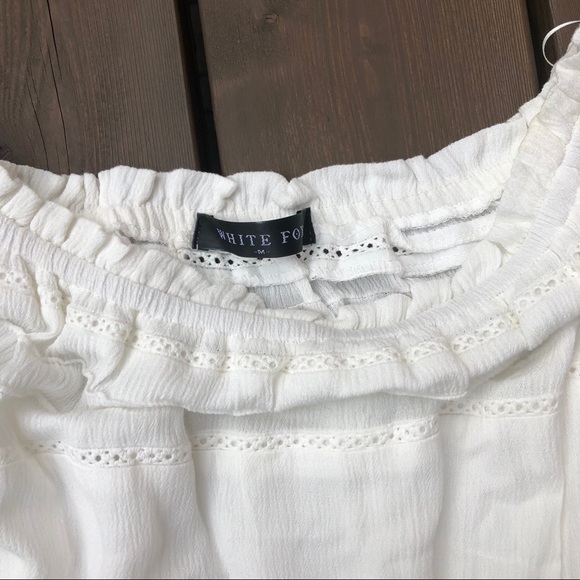 ‼️SOLD‼️ off the shoulder romper - Picture 4 of 4